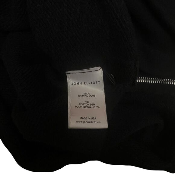 John Elliott Villain Hoodie Mens‎ Size 1 Small Black - Picture 4 of 7
